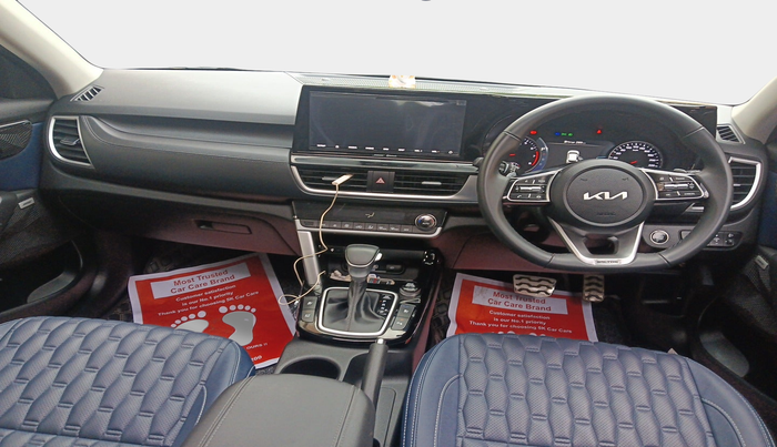 2023 KIA SELTOS X LINE 1.4 DCT, Petrol, Automatic, 17,081 km, interior