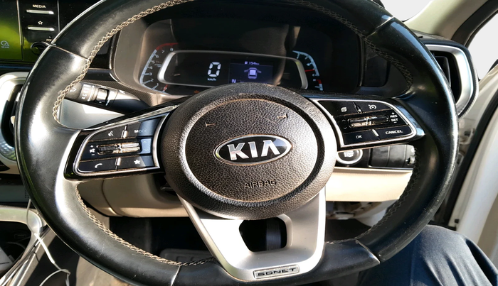 2021 KIA SONET HTX 1.0 IMT, Petrol, Manual, 79,174 km, interior