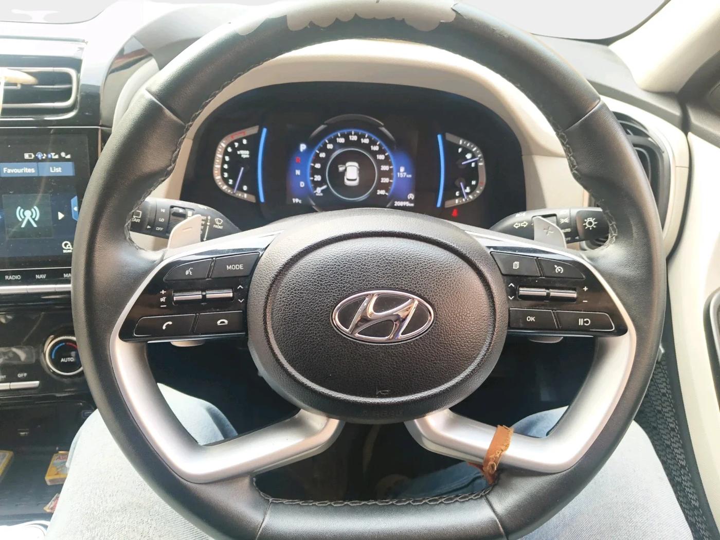 2023 Hyundai Creta SX (O) IVT 1.5 PETROL, Petrol, Automatic, 20,895 km, interior