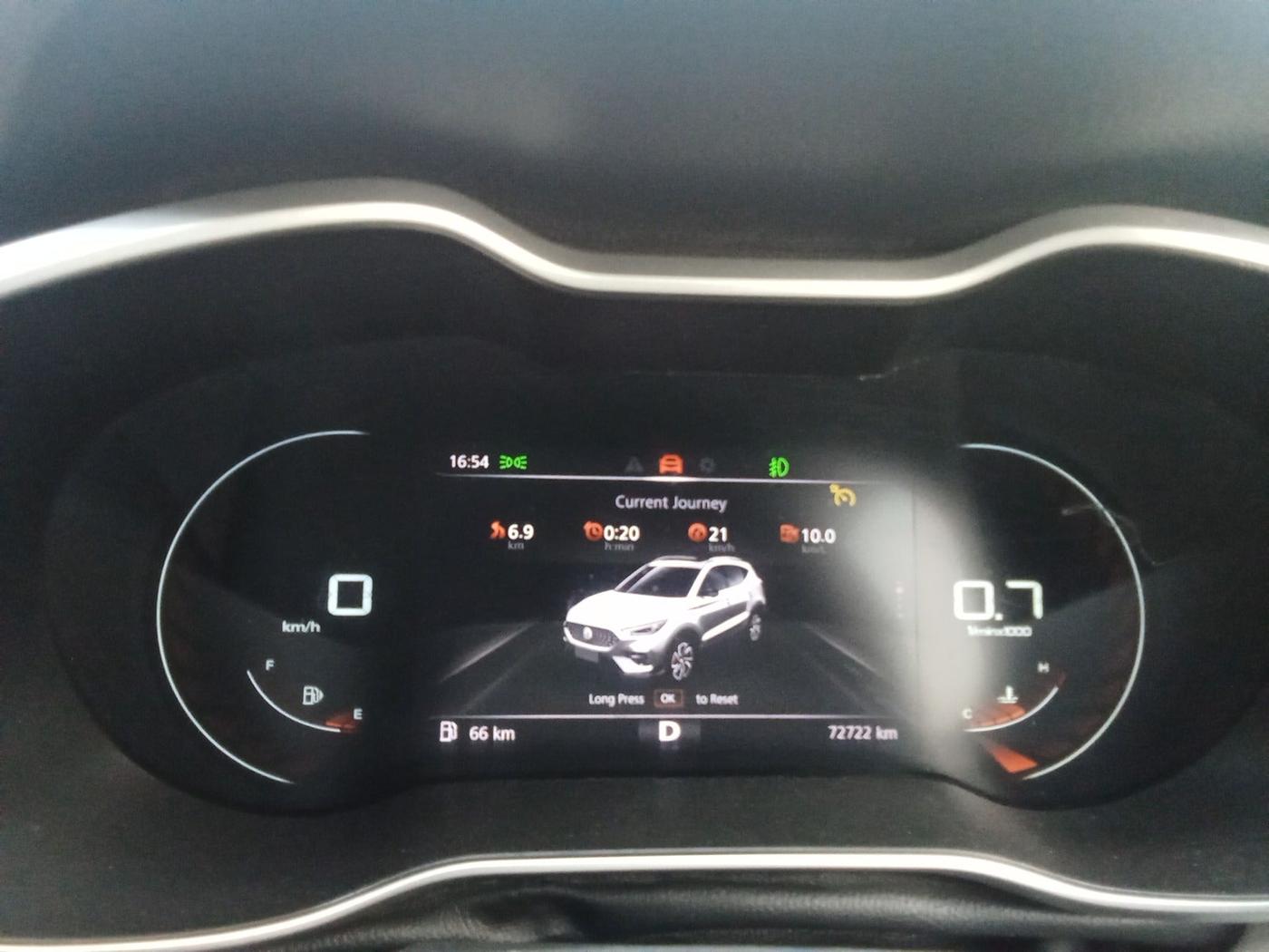 2021 MG ASTOR SMART 1.5 CVT, Petrol, Automatic, 72,722 km, interior