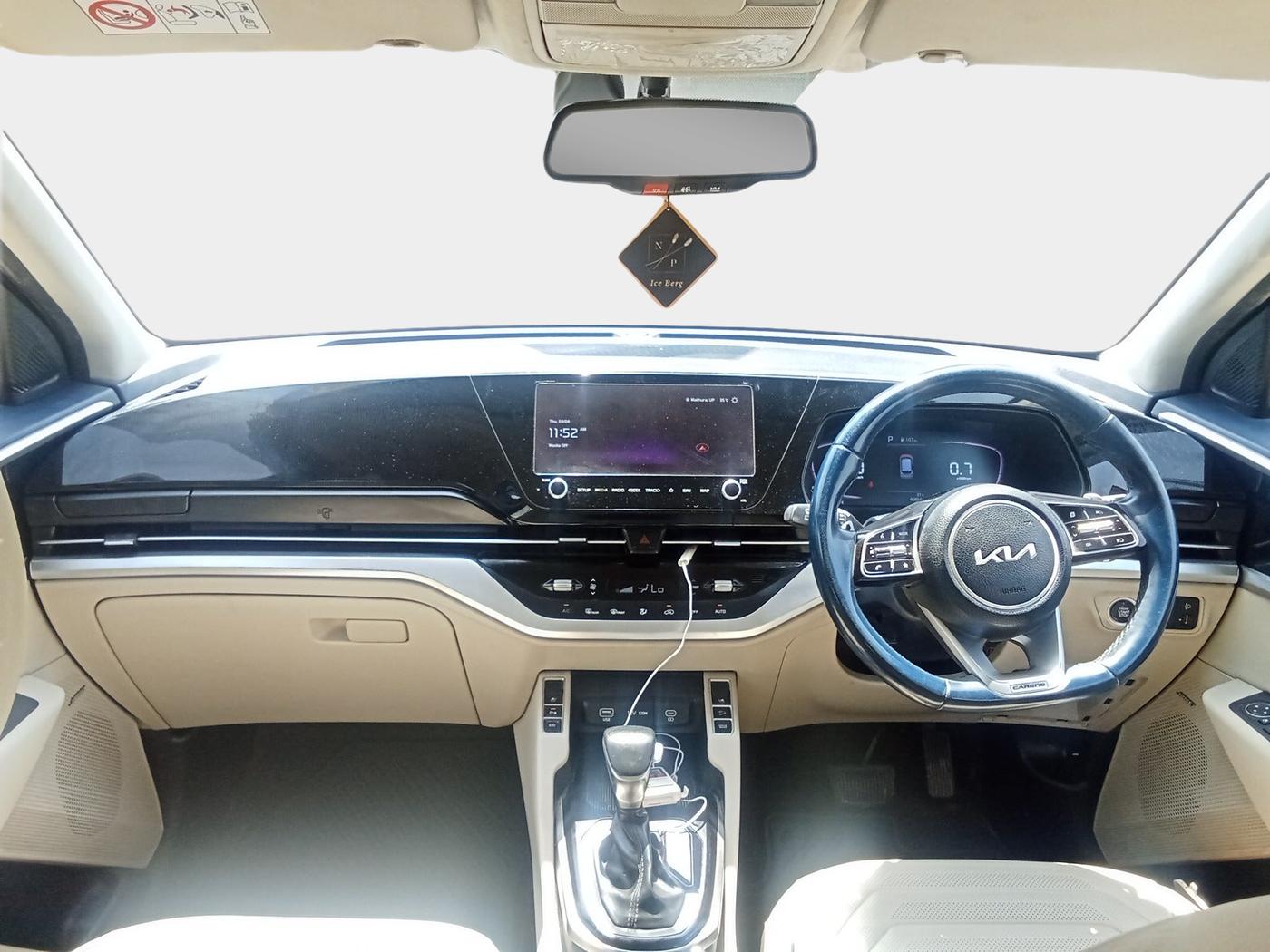 2022 KIA CARENS LUXURY PLUS 1.5 DIESEL AT 7 STR, Diesel, Automatic, 40,856 km, interior