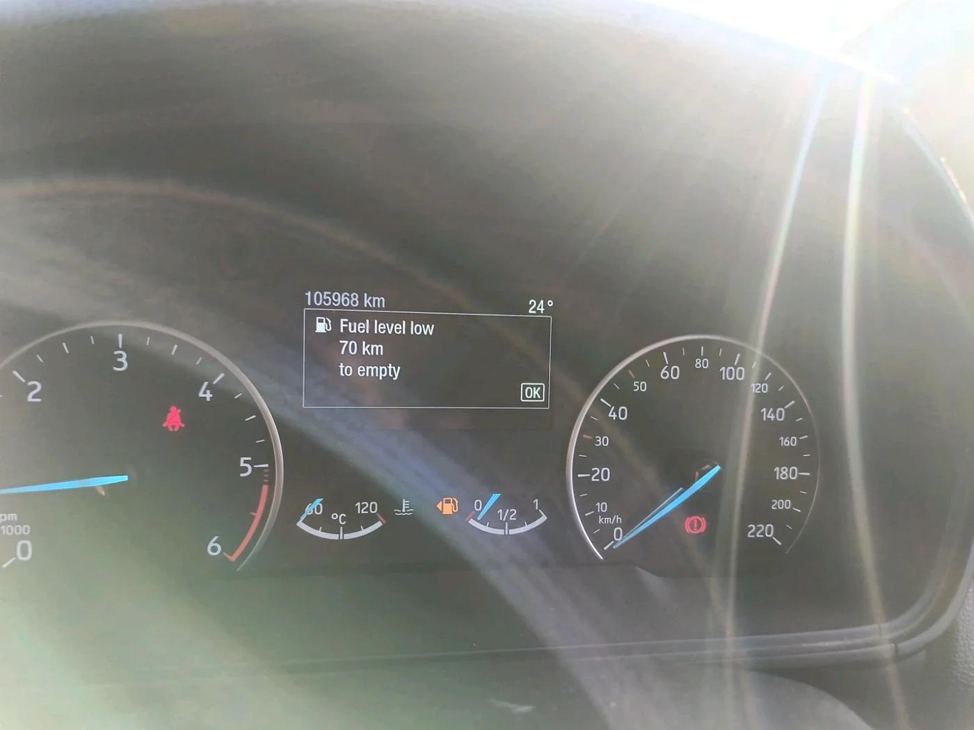 2019 Ford Ecosport TITANIUM 1.5L DIESEL, Diesel, Manual, 1,06,000 km, interior