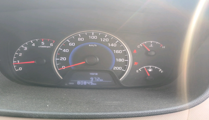 2018 Hyundai Grand i10 MAGNA U2 1.2 CRDI, Diesel, Manual, 80,845 km, interior