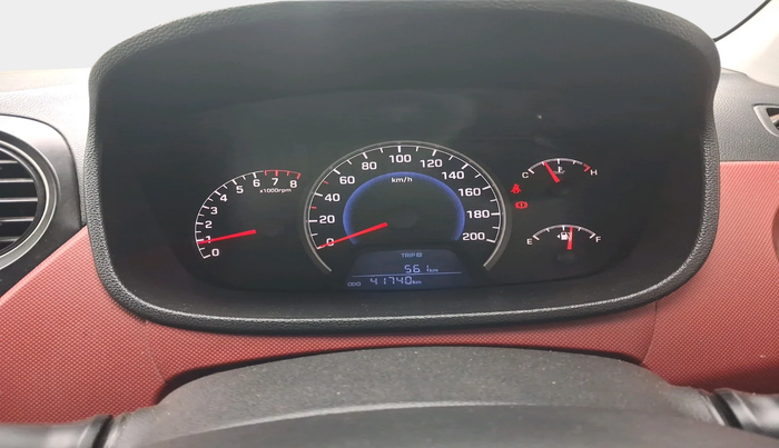 2016 Hyundai Grand i10 SPORTZ 1.2 KAPPA VTVT, Petrol, Manual, 41,740 km, interior