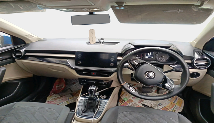 2023 Skoda SLAVIA AMBITION 1.0L TSI AT, Petrol, Automatic, 13,821 km, interior