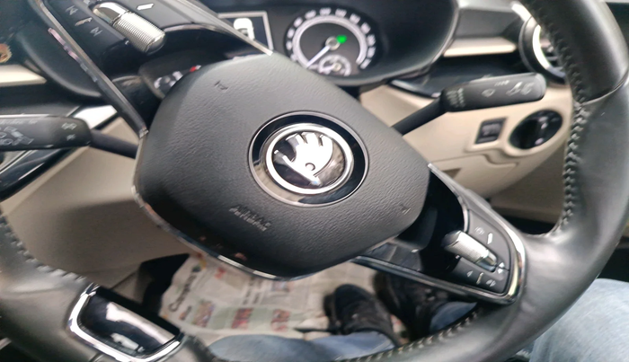 2023 Skoda SLAVIA AMBITION 1.0L TSI AT, Petrol, Automatic, 13,821 km, interior