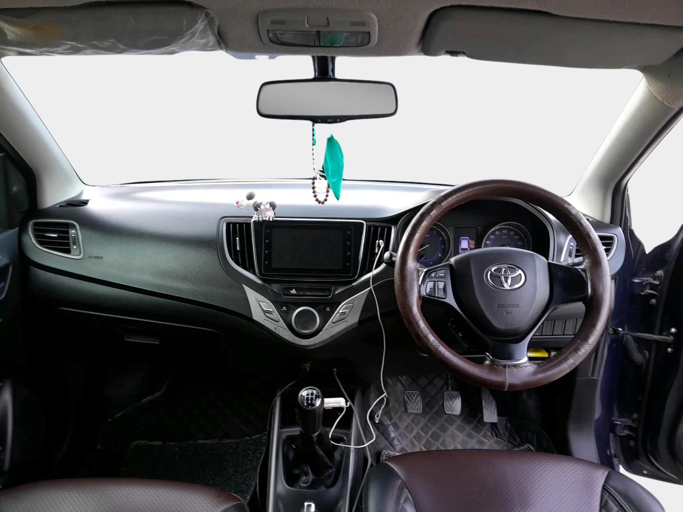 2019 Toyota Glanza V, Petrol, Manual, 1,27,157 km, interior