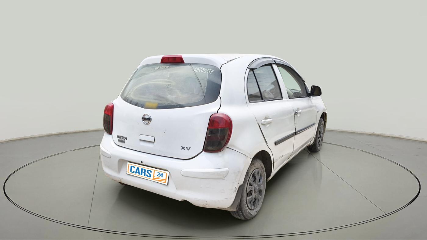 2013 Nissan Micra XV PETROL, Petrol, Manual, 1,23,942 km, exterior