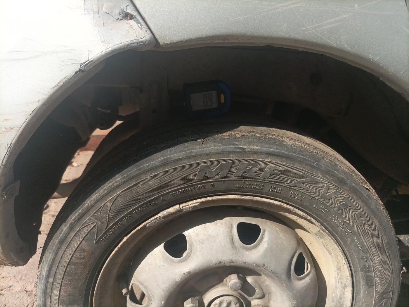 2010 Maruti Wagon R Duo DUO LX LPG, Petrol, Manual, 72,058 km, tyre