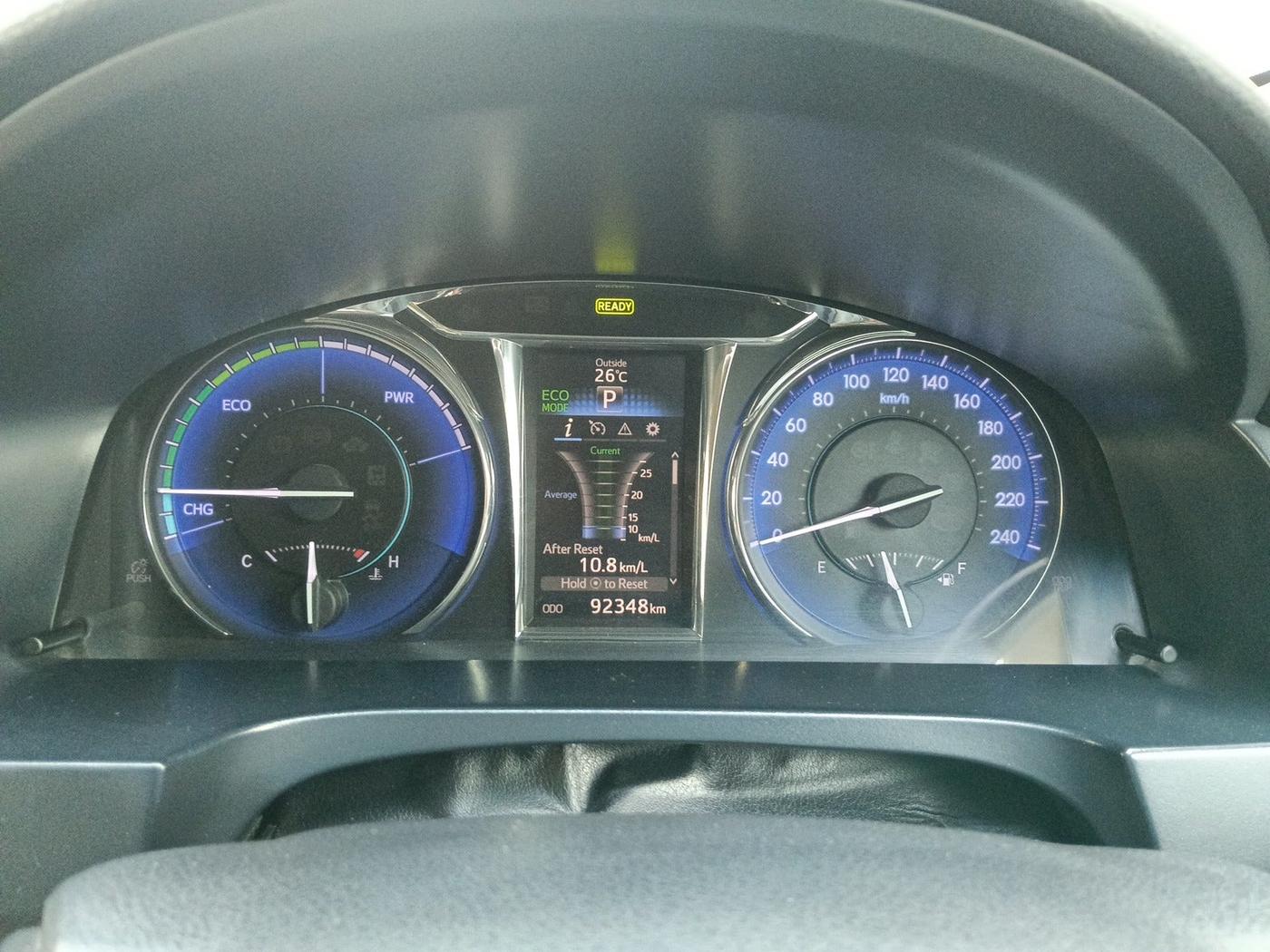 2016 Toyota Camry HYBRID, Hybrid, Automatic, 92,348 km, interior