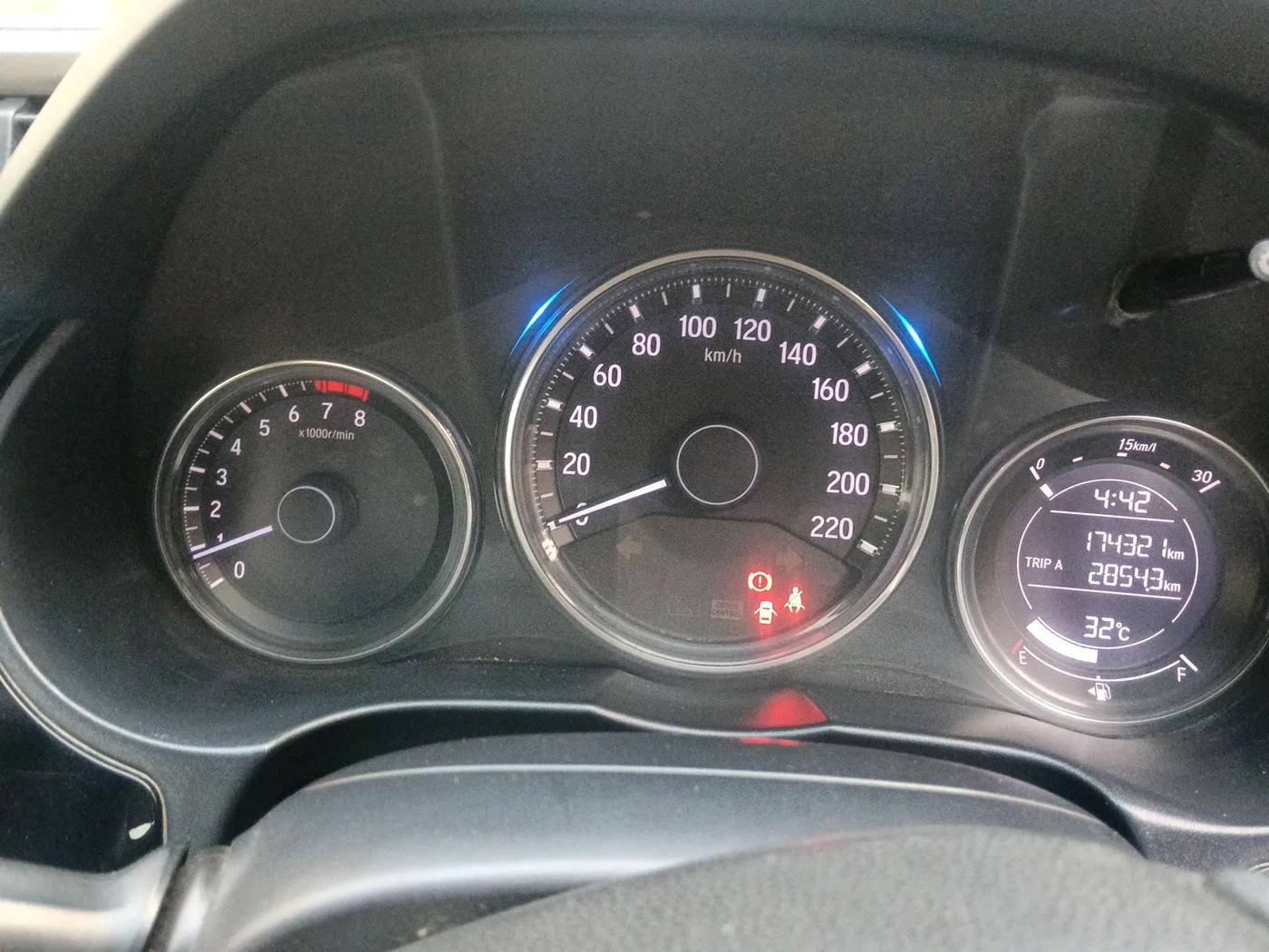 2017 Honda City 1.5L I-VTEC V MT, Petrol, Manual, 1,74,800 km, interior