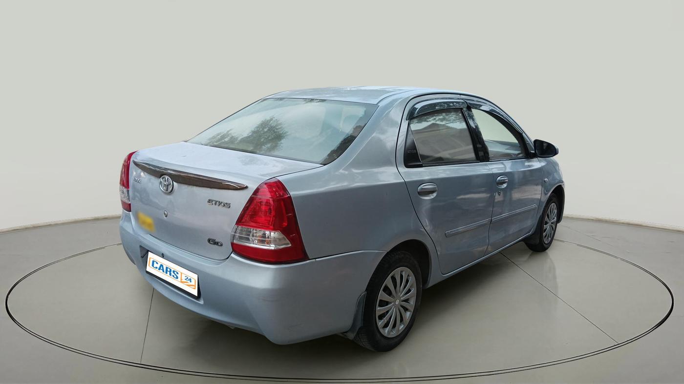 2011 Toyota Etios G, Petrol, Manual, 84,674 km, exterior