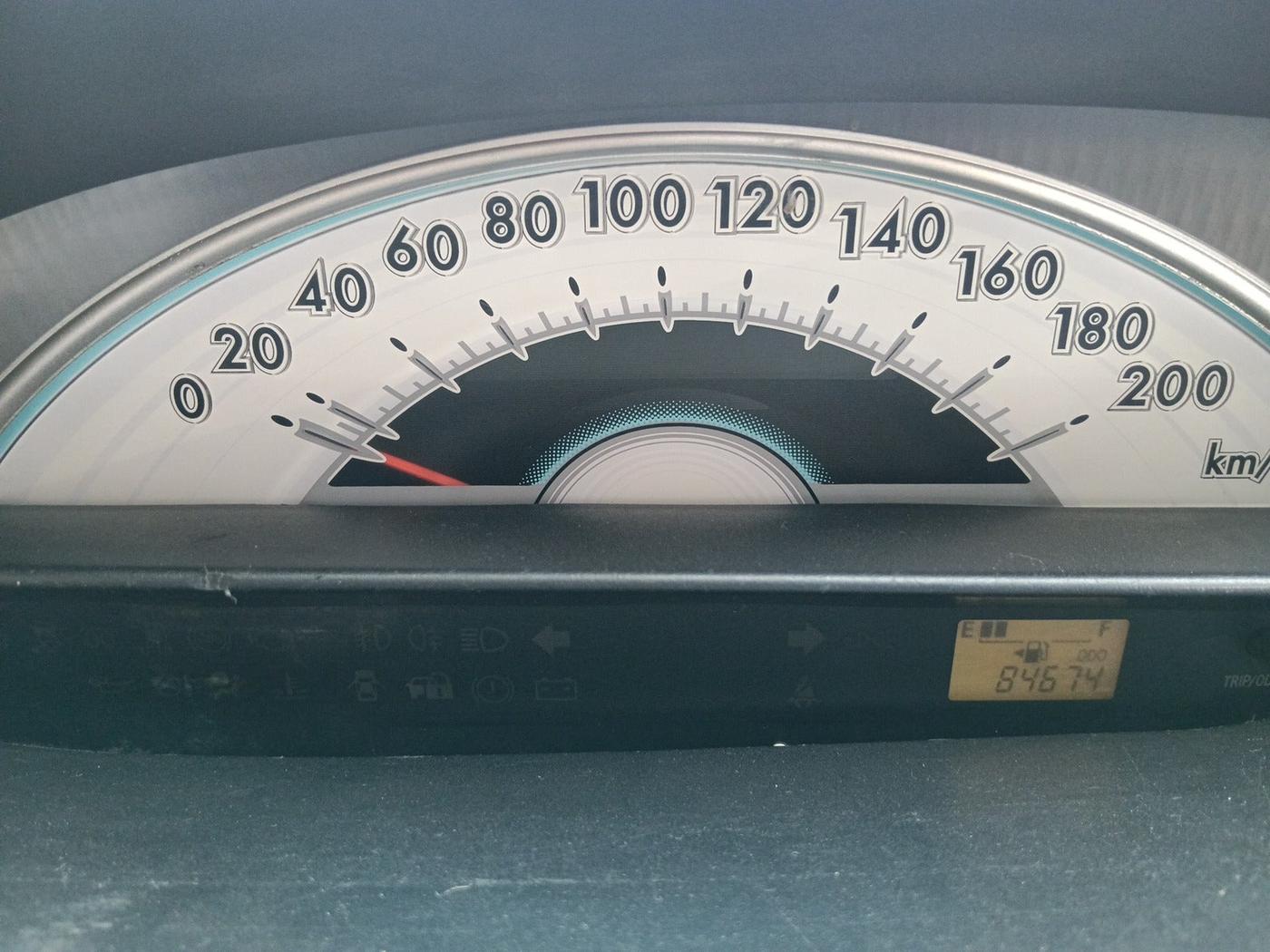 2011 Toyota Etios G, Petrol, Manual, 84,674 km, interior
