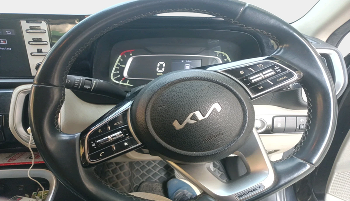 2021 KIA SONET HTX 1.0 IMT, Petrol, Manual, 50,001 km, interior