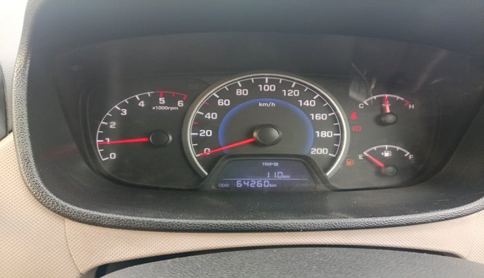 2017 Hyundai Grand i10 SPORTZ (O) 1.2 U2 CRDI, Diesel, Manual, 64,260 km, interior