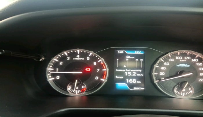 2023 Maruti BREZZA ZXI + SMART HYBRID, Petrol, Manual, 68,047 km, interior