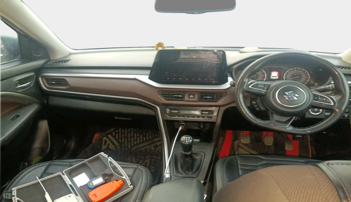 2023 Maruti BREZZA ZXI + SMART HYBRID, Petrol, Manual, 68,047 km, interior