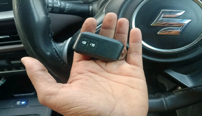 2023 Maruti BREZZA ZXI + SMART HYBRID, Petrol, Manual, 68,047 km, interior