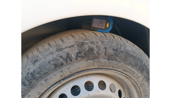 2018 Hyundai GRAND i10 PRIME T+ CNG, Petrol, Manual, 99,642 km, tyre