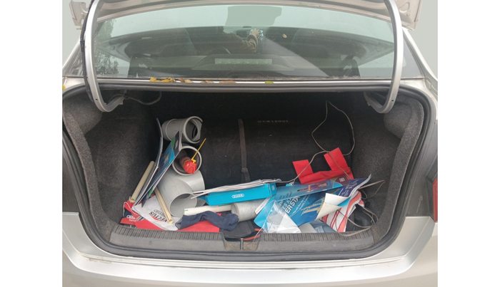 2019 Volkswagen Ameo COMFORTLINE 1.0L, Petrol, Manual, 1,20,082 km, exterior