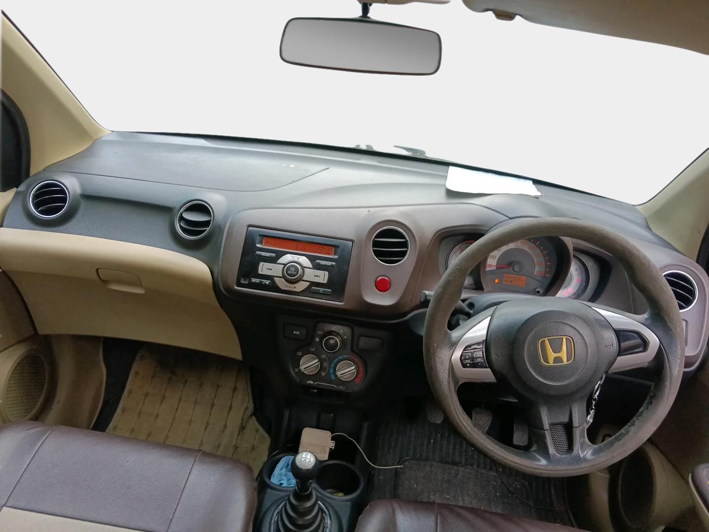 2013 Honda Brio S MT, Petrol, Manual, 64,506 km, interior