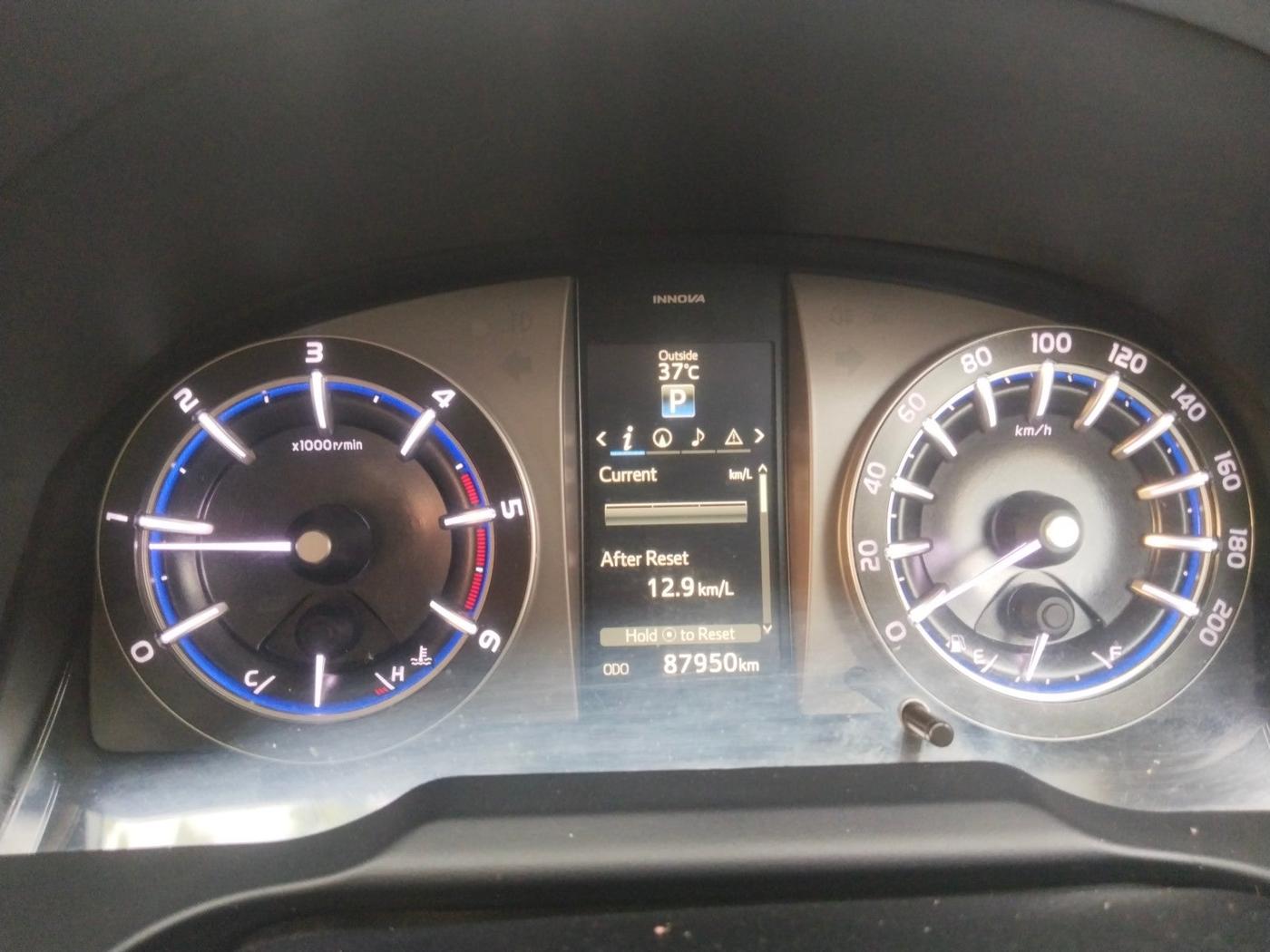 2016 Toyota Innova Crysta 2.8 ZX AT 7 STR, Diesel, Automatic, 87,950 km, interior