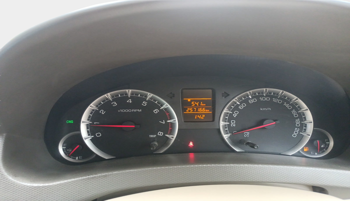 2016 Maruti Ertiga VXI CNG, Petrol, Manual, 2,57,166 km, interior
