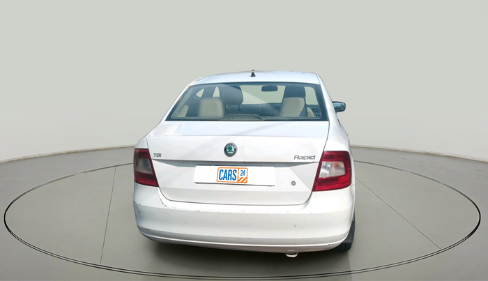 2012 Skoda Rapid AMBITION 1.6 TDI CR MT, Diesel, Manual, 1,25,342 km, exterior