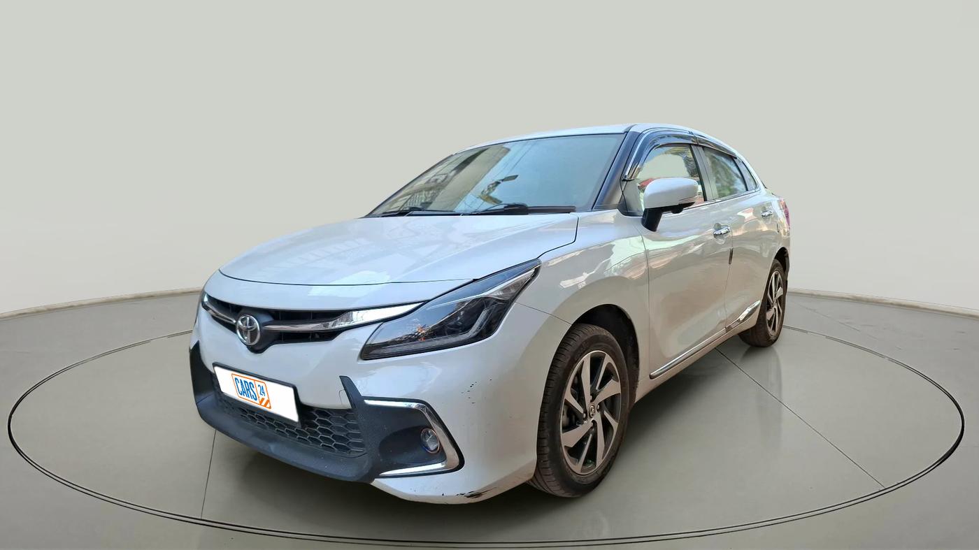 2024 Toyota Glanza V AMT, Petrol, Automatic, 25,943 km, exterior