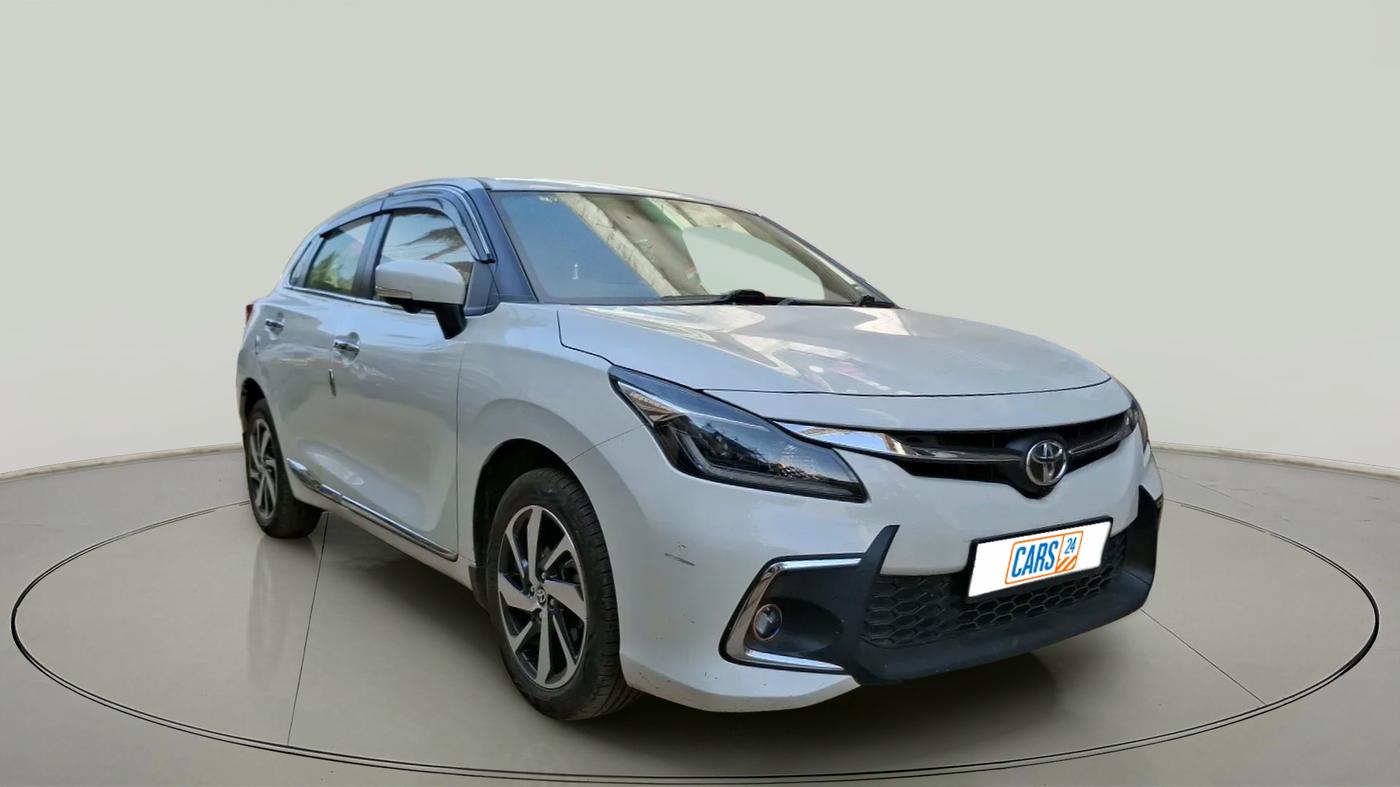 2024 Toyota Glanza V AMT, Petrol, Automatic, 25,943 km, exterior