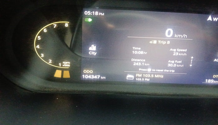 2023 Tata Harrier XZA PLUS 2.0L DARK EDITION, Diesel, Automatic, 1,04,347 km, interior
