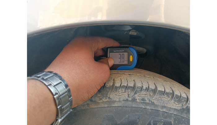 2021 Maruti Baleno DELTA PETROL 1.2, Petrol, Manual, 84,578 km, tyre