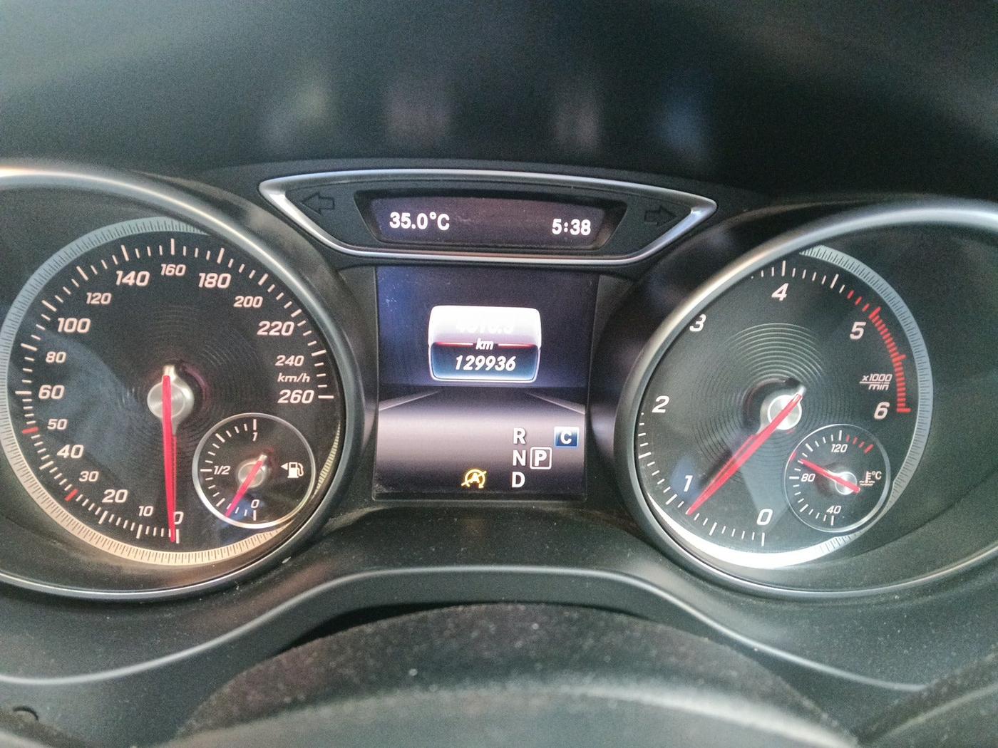 2017 Mercedes Benz CLA Class CLA 200 CDI SPORT, Diesel, Automatic, 1,29,936 km, interior