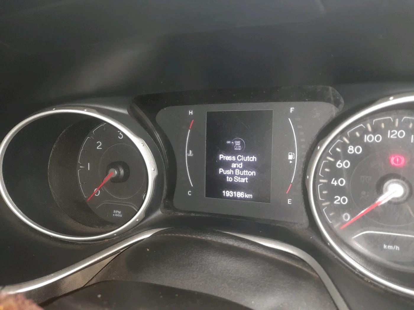 2018 Jeep Compass LIMITED 2.0 DIESEL, Diesel, Manual, 1,93,186 km, interior