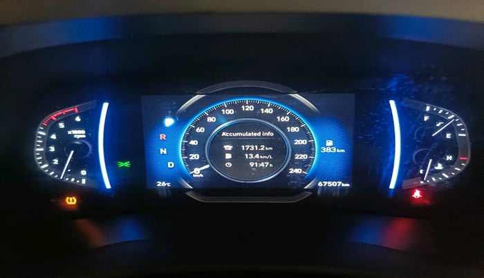 2020 Hyundai Creta SX (O) AT 1.5 DIESEL, Diesel, Automatic, 67,507 km, interior