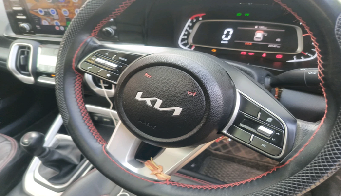 2024 KIA SONET HTK (O) 1.2 Petrol MT, Petrol, Manual, 25,293 km, interior