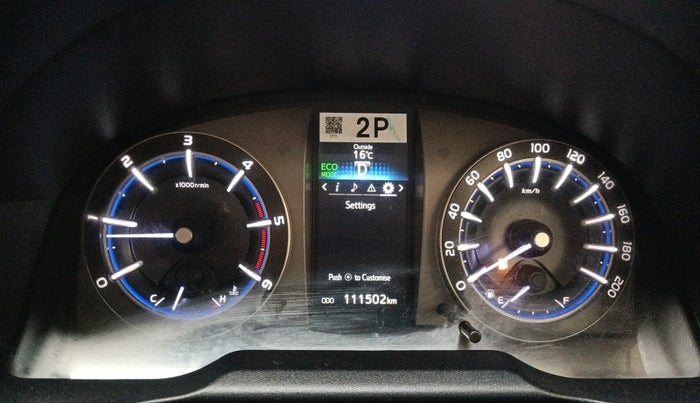 2021 Toyota Innova Crysta 2.4 ZX AT 7 STR, Diesel, Automatic, 1,11,502 km, interior