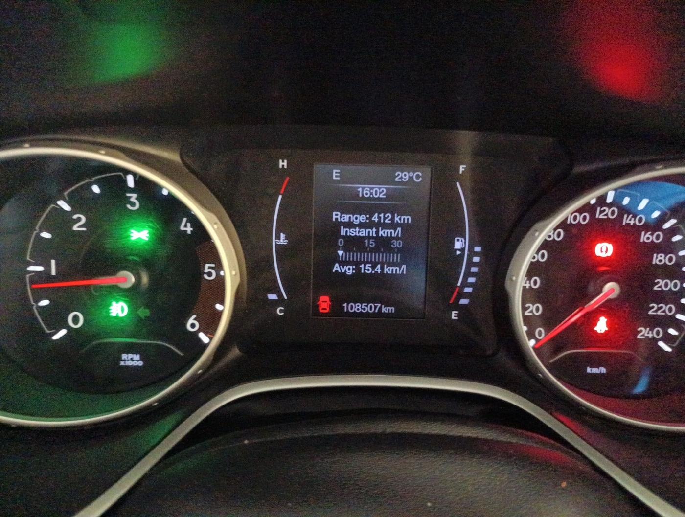 2018 Jeep Compass LIMITED 2.0 DIESEL, Diesel, Manual, 1,09,000 km, interior