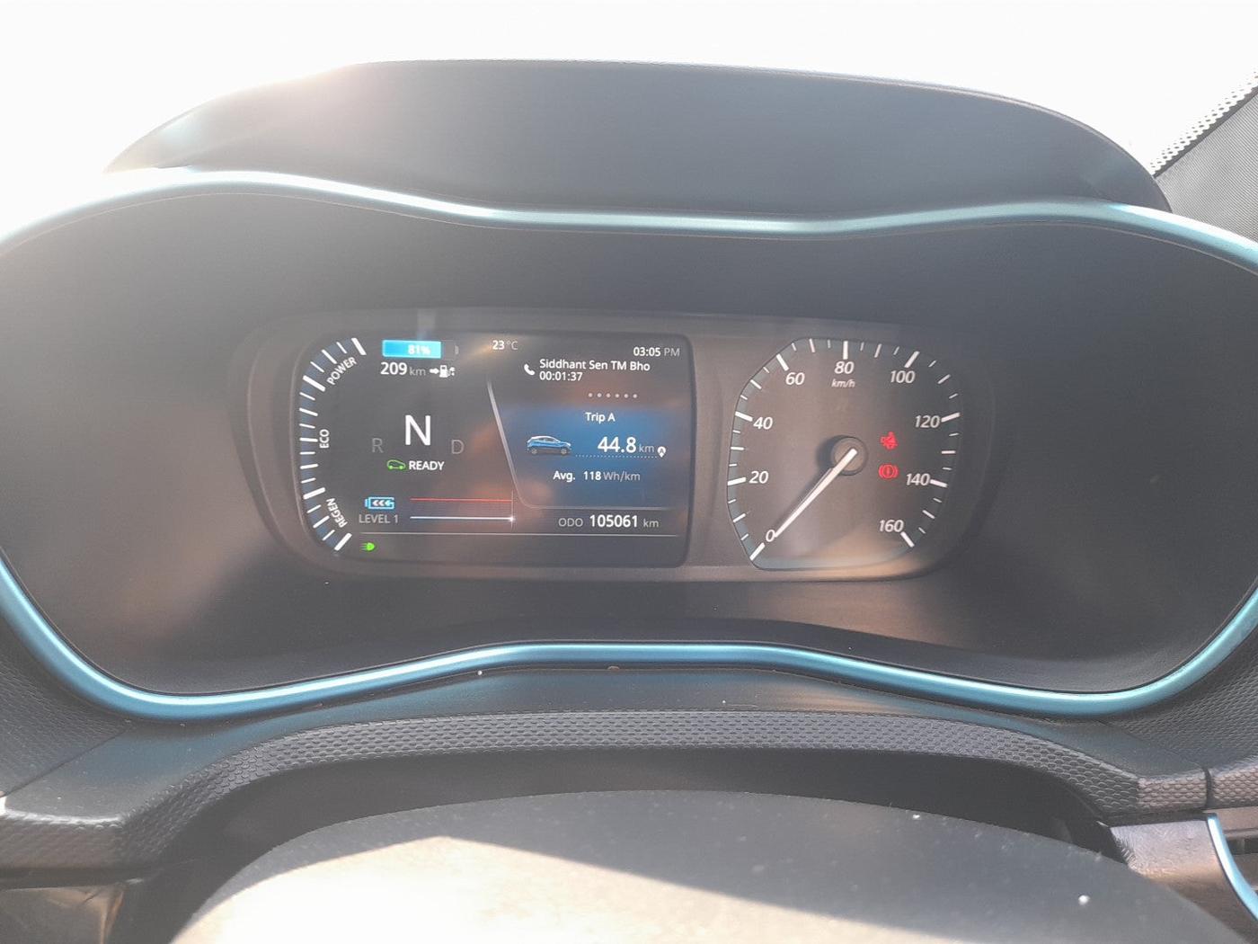 2022 Tata NEXON EV XZ PLUS DARK EDITION, Electric, Automatic, 1,05,061 km, interior
