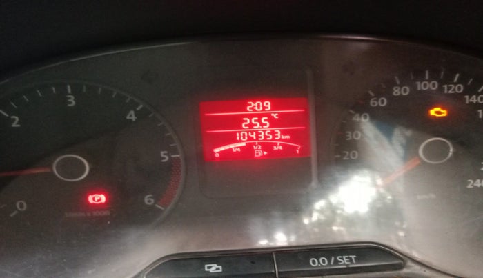 2010 Volkswagen Polo TRENDLINE 1.2L DIESEL, Diesel, Manual, 1,04,353 km, interior