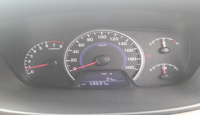 2017 Hyundai Grand i10 MAGNA 1.2 KAPPA VTVT, Petrol, Manual, 58,697 km, interior