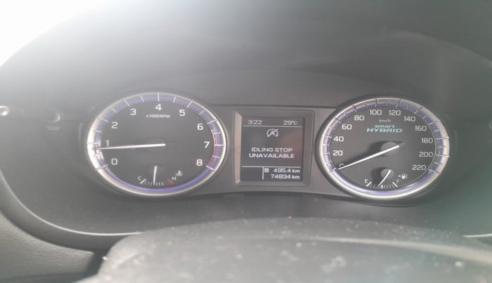 2020 Maruti S Cross ZETA 1.5, Petrol, Manual, 74,834 km, interior