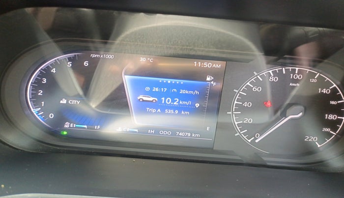2022 Tata Harrier XZ PLUS 2.0L, Diesel, Manual, 74,079 km, interior