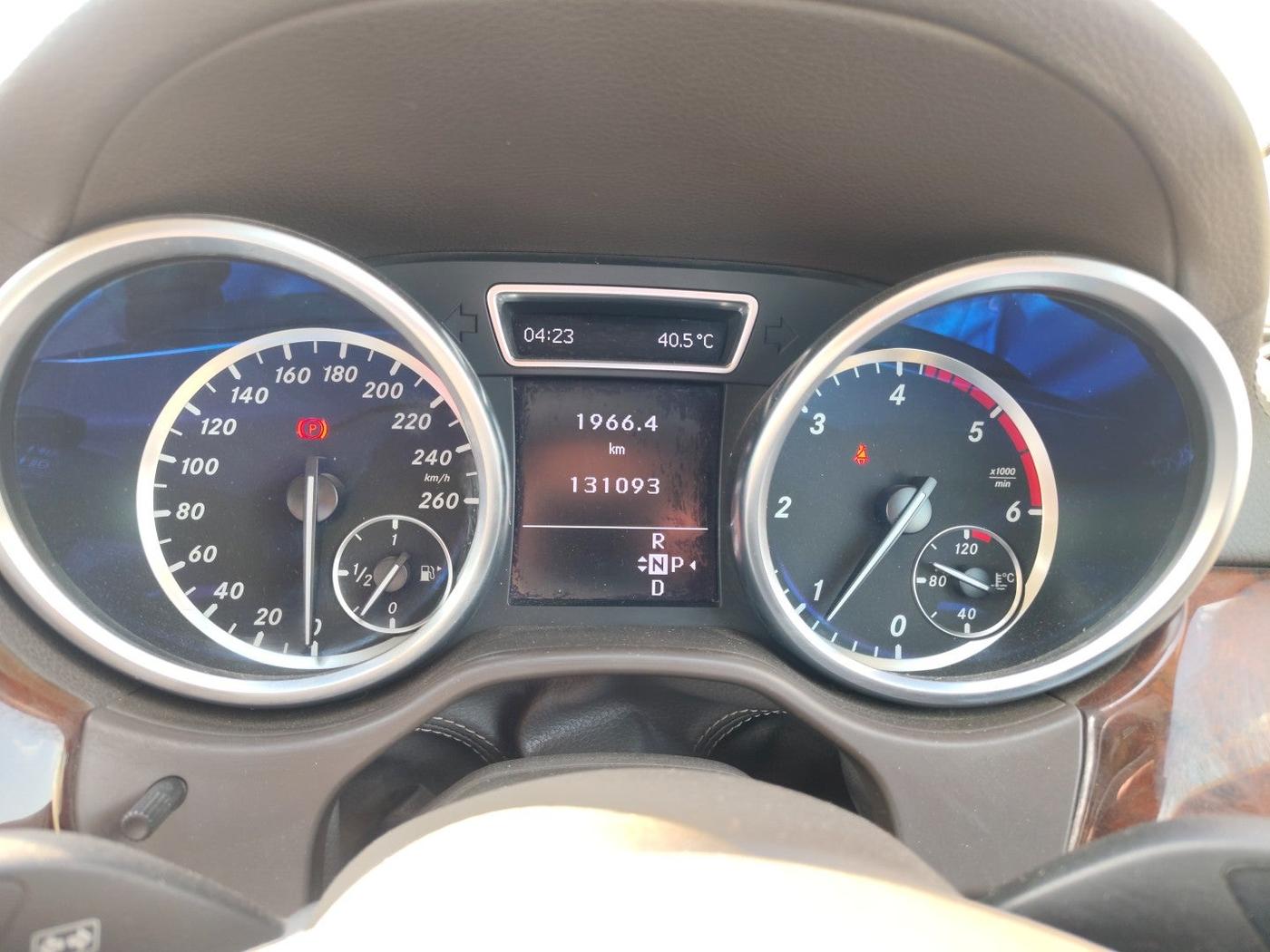 2012 Mercedes Benz Ml Class 350 CDI, Diesel, Automatic, 1,31,093 km, interior