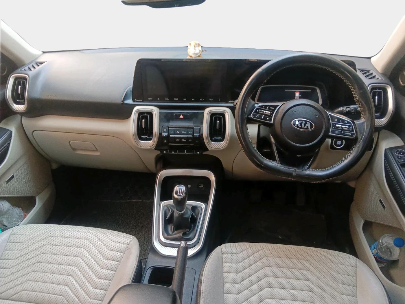 2020 KIA SONET HTX PLUS 1.5, Diesel, Manual, 80,976 km, interior