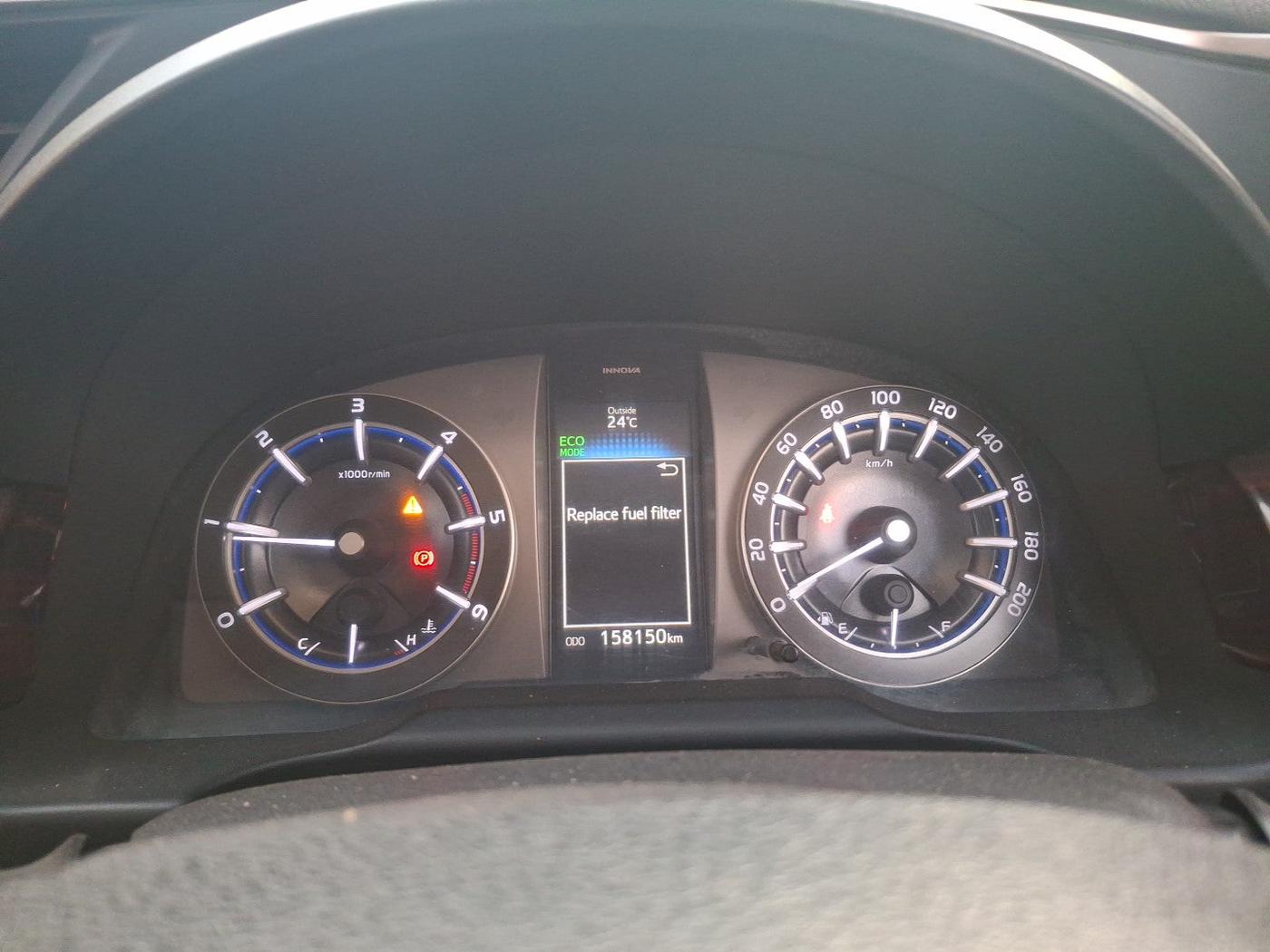2017 Toyota Innova Crysta 2.4 VX 8 STR, Diesel, Manual, 1,58,150 km, interior
