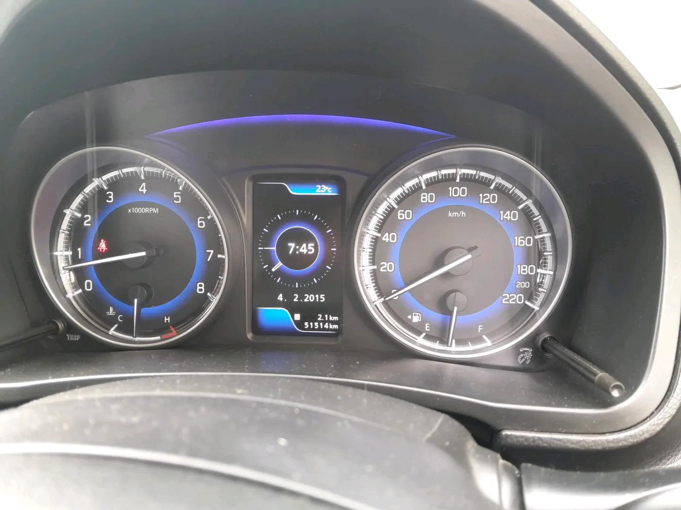 2020 Toyota Glanza G, Petrol, Manual, 51,514 km, interior