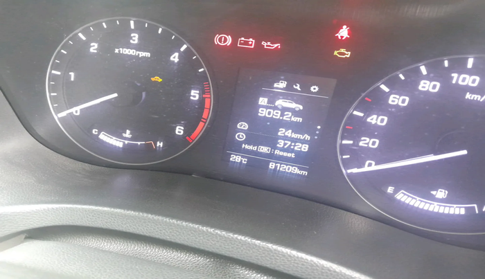 2017 Hyundai Creta SX (O) 1.6 DIESEL, Diesel, Manual, 81,209 km, interior