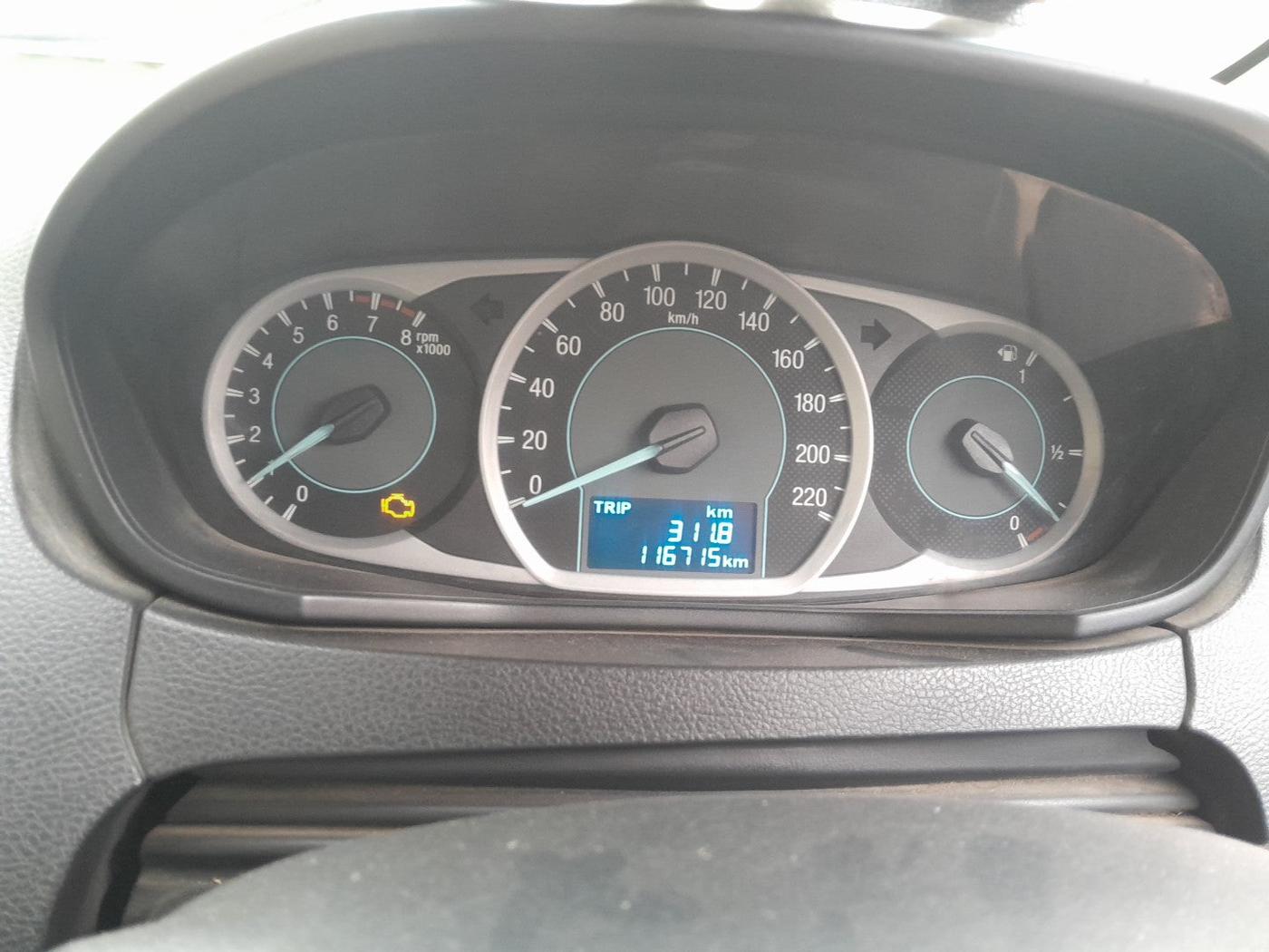 2016 Ford Figo Aspire TREND 1.2 PETROL, Petrol, Manual, 1,17,940 km, interior