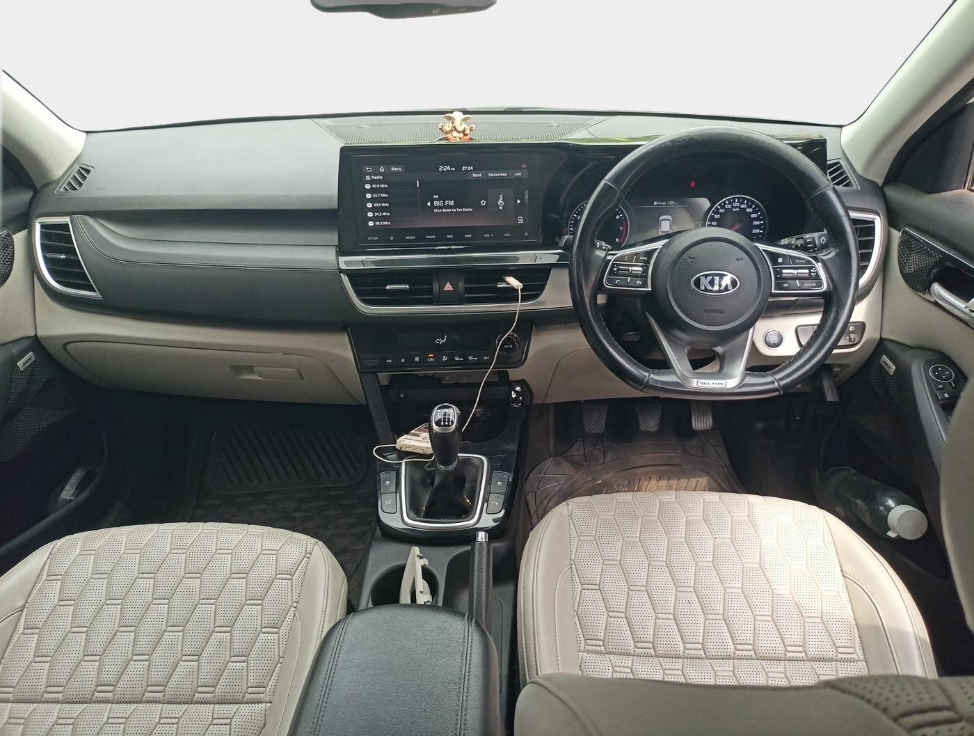 2019 KIA SELTOS HTX PLUS 1.5 DIESEL, Diesel, Manual, 29,434 km, interior